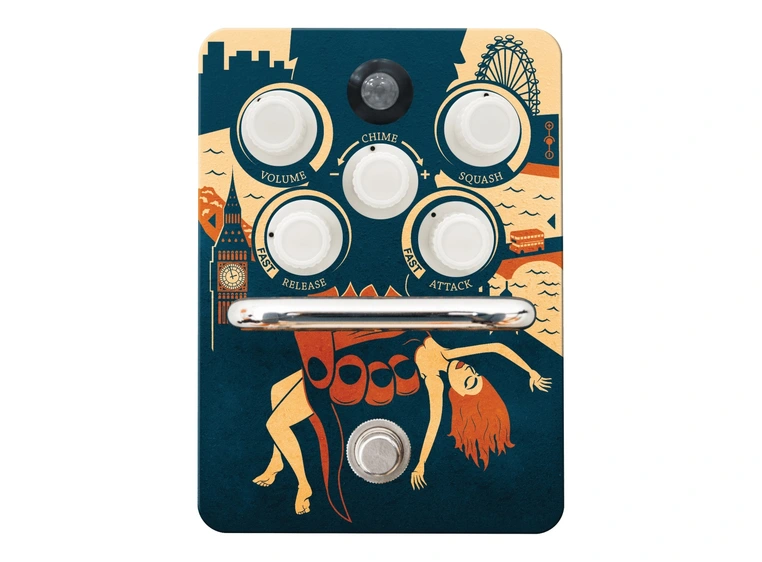 Orange Kongpressor optisk kompressorpedal 